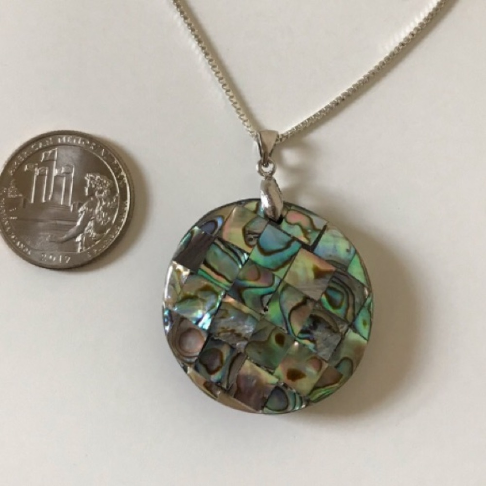 18KGP and 925 Sterling Silver Necklace with Pendan